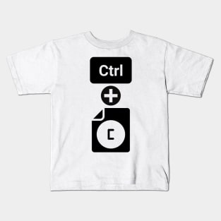 Ctrl + C Design Kids T-Shirt